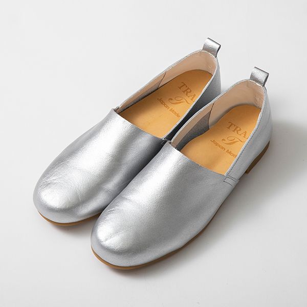 TRAD+/撥水ソフトレザースリッポン